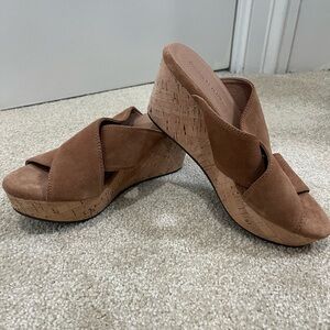 Chocolat Blu Women’s Criss Cross Slide Sandals